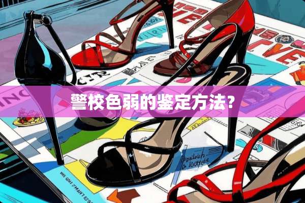 警校色弱的鉴定方法？