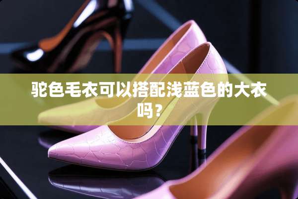 驼色毛衣可以搭配浅蓝色的大衣吗？
