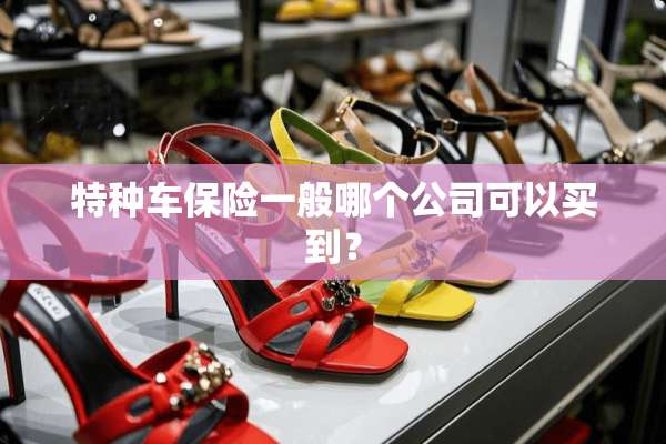 特种车保险一般哪个公司可以买到？