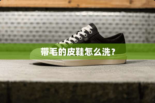 带毛的皮鞋怎么洗？