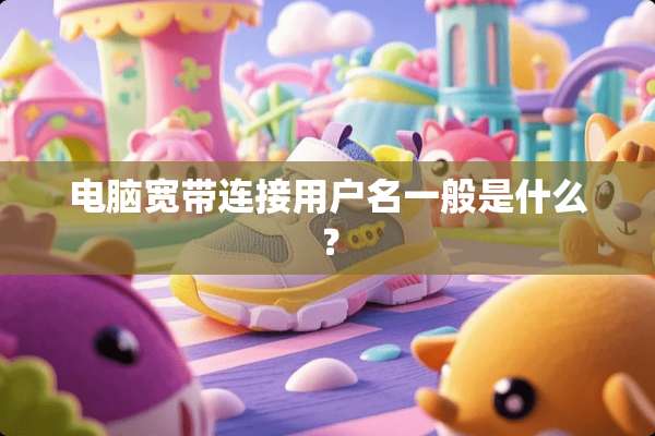 电脑宽带连接用户名一般是什么？