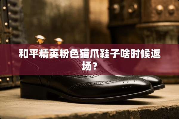 和平精英粉**爪鞋子啥时候返场？