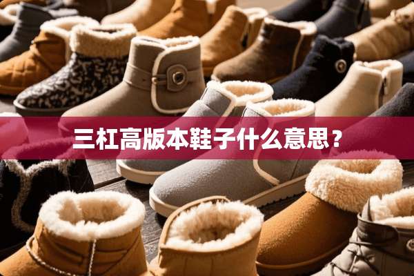三杠高版本鞋子什么意思？