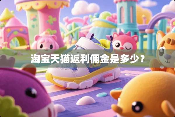 淘宝天猫返利佣金是多少？