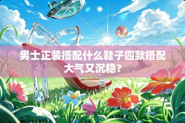 男士正装搭配什么鞋子四款搭配大气又沉稳？