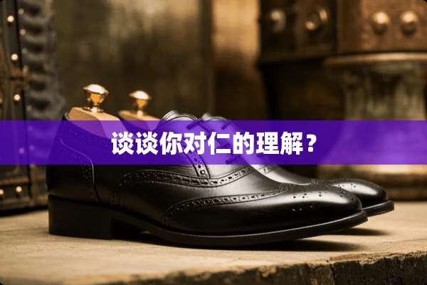 谈谈你对仁的理解？
