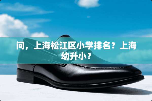 问，上海松江区小学排名？上海幼升小？