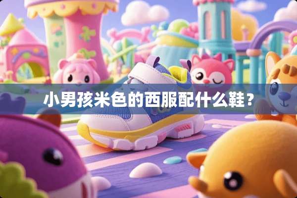 小男孩米色的西服配什么鞋？