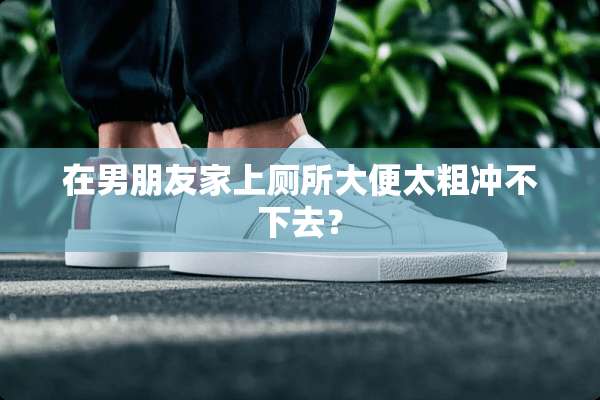 在男朋友家上厕所大便太粗冲不下去？