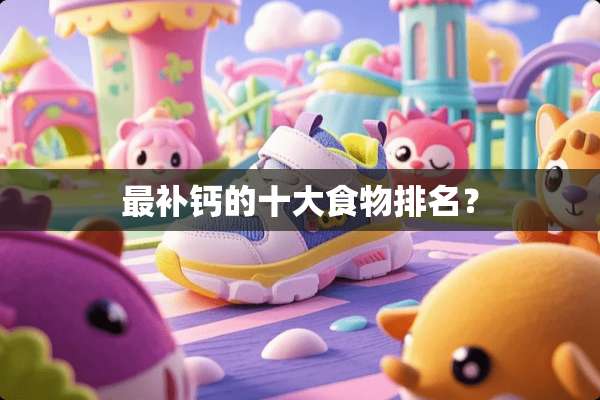 最补钙的十大食物排名？