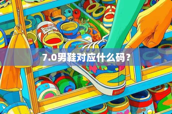 7.0男鞋对应什么码？