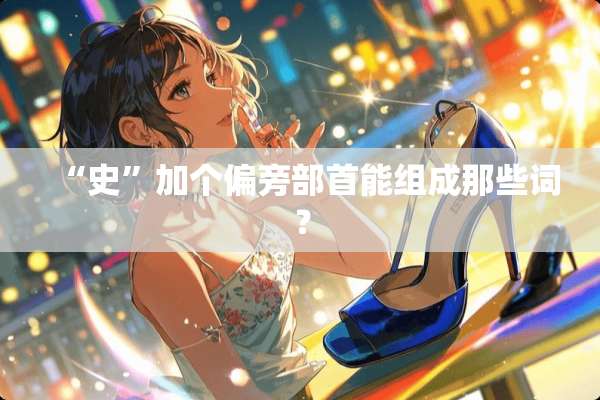 “史”加个偏旁部首能组成那些词？