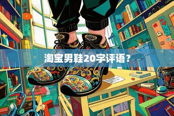 淘宝男鞋20字评语？