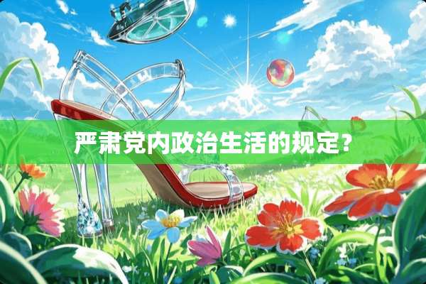 严肃*内**生活的规定？