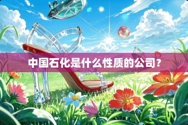 中国石化是什么性质的公司？