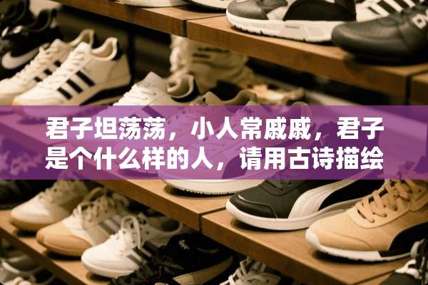 君子坦荡荡，小人常戚戚，君子是个什么样的人，请用古诗描绘？君子周而不比