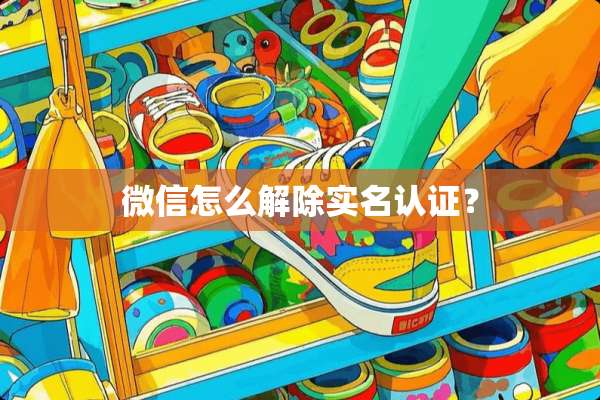微信怎么解除实名认证？