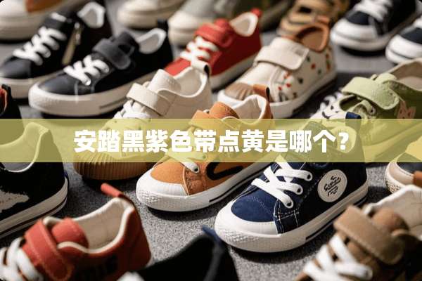 安踏黑紫色带点黄是哪个？