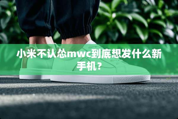 小米不认怂mwc到底想发什么新手机？