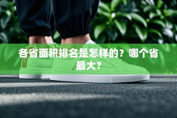 各省面积排名是怎样的？哪个省最大？