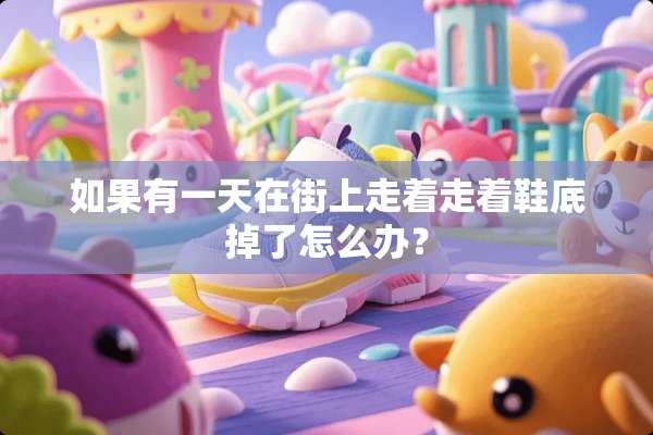 如果有一天在街上走着走着鞋底掉了怎么办？
