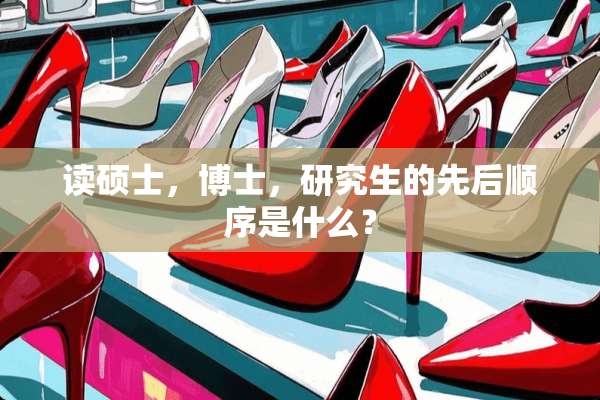 读硕士，博士，研究生的先后顺序是什么？