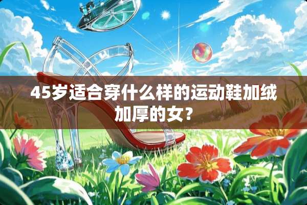 45岁适合穿什么样的运动鞋加绒加厚的女？