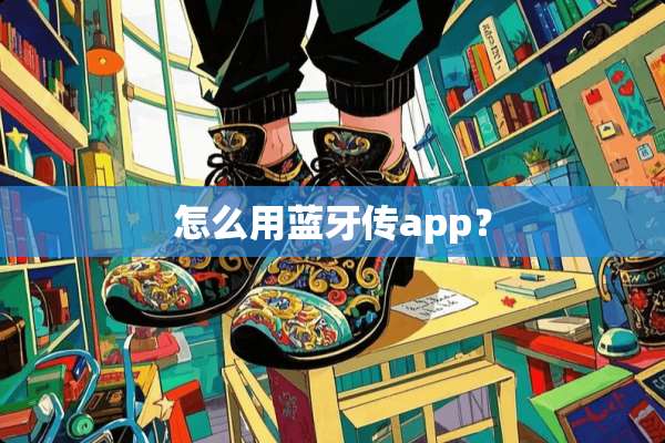 怎么用蓝牙传app？