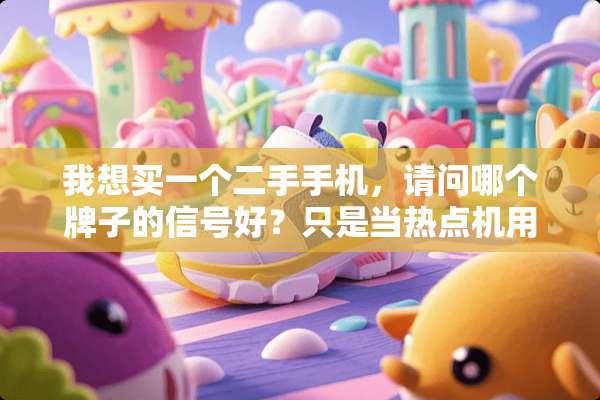 我想买一个二手手机，请问哪个牌子的信号好？只是当热点机用？