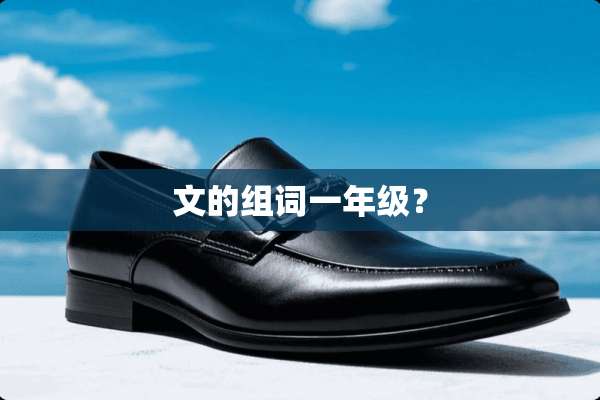 文的组词一年级？