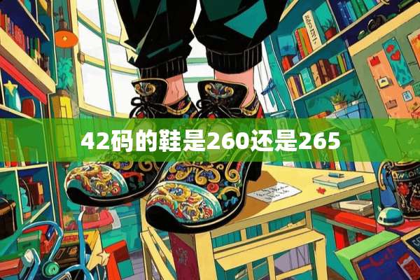 42码的鞋是260还是265