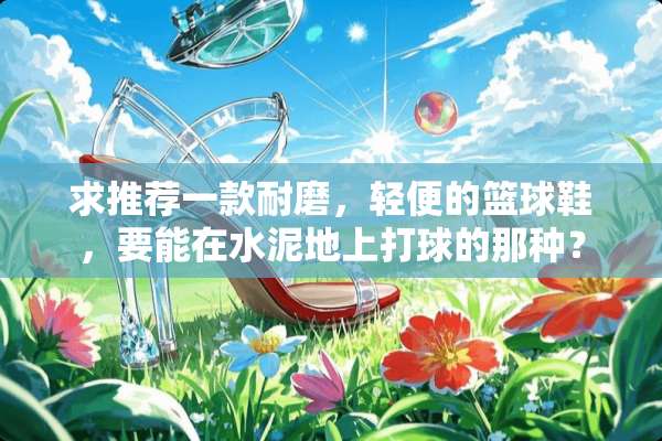 求推荐一款耐磨，轻便的篮球鞋，要能在水泥地上打球的那种？