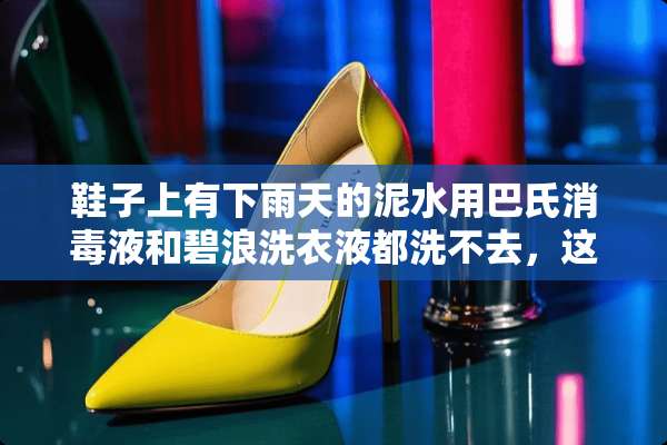 鞋子上有下雨天的泥水用巴氏消毒液和碧浪洗衣液都洗不去，这该怎么办？