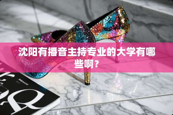 沈阳有播音主持专业的大学有哪些啊？