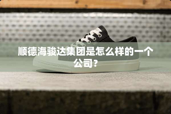 顺德海骏达集团是怎么样的一个公司？