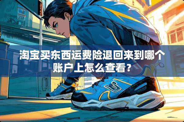 淘宝买东西运费险退回来到哪个账户上怎么查看？
