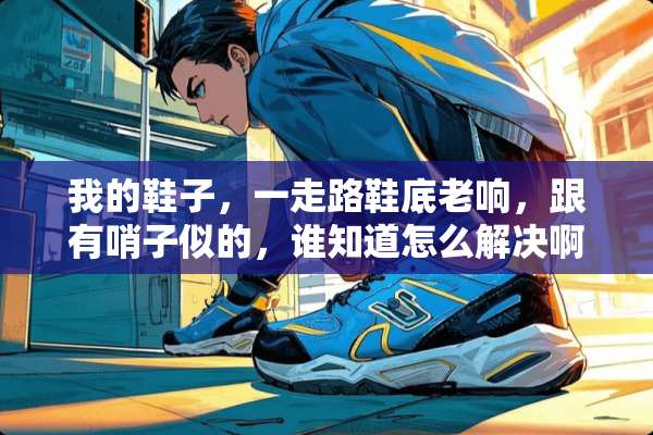 我的鞋子，一走路鞋底老响，跟有哨子似的，谁知道怎么解决啊？
