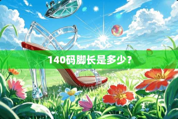 140码脚长是多少？