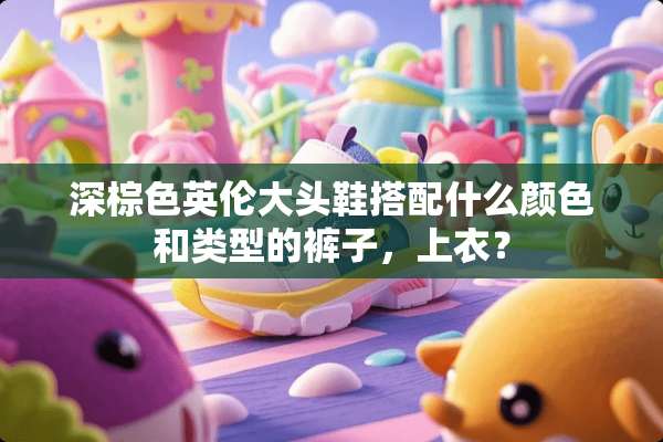 深棕色英伦大头鞋搭配什么颜色和类型的裤子，上衣？