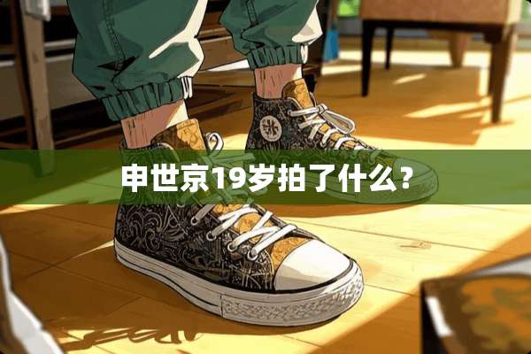 申世京19岁拍了什么？