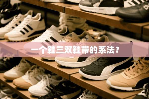 一个鞋三双鞋带的系法？