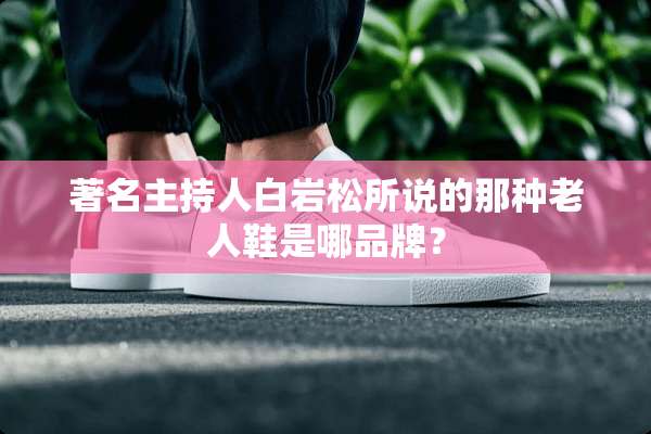 著名主持人白岩松所说的那种老人鞋是哪品牌？