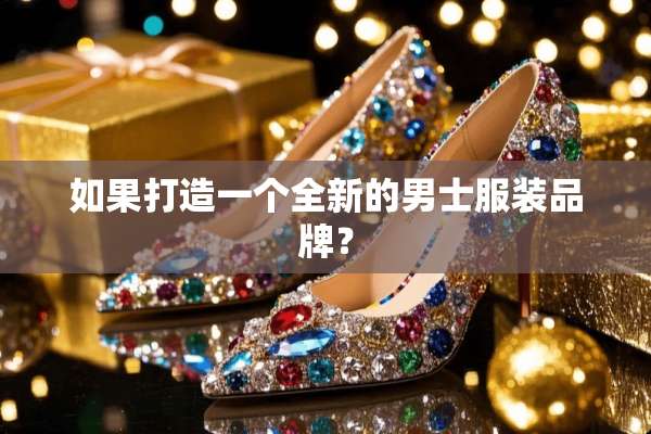 如果打造一个全新的男士服装品牌？