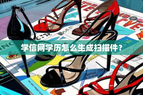 学信网学历怎么生成扫描件？