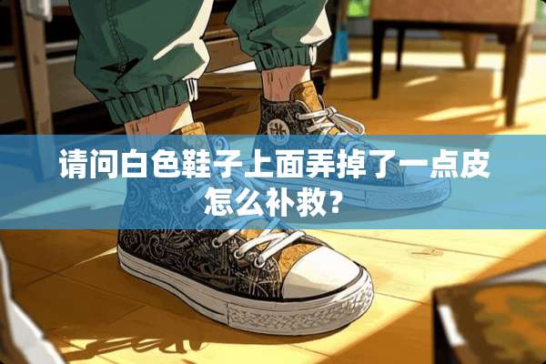 请问白色鞋子上面弄掉了一点皮怎么补救？