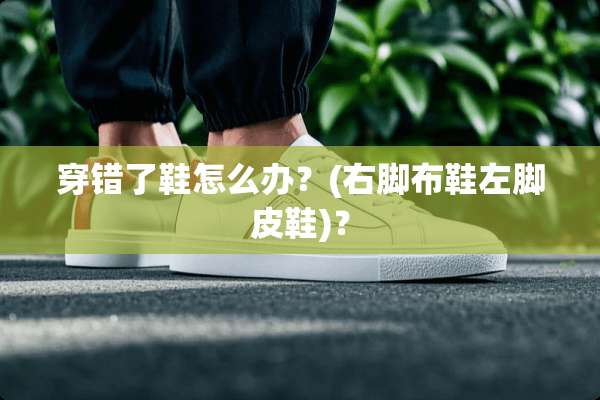 穿错了鞋怎么办？(右脚布鞋左脚皮鞋)？