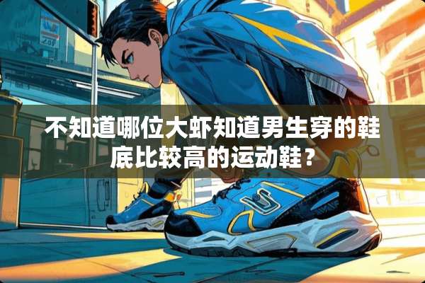 不知道哪位大虾知道男生穿的鞋底比较高的运动鞋？