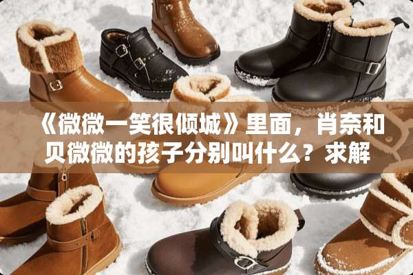 《微微一笑很倾城》里面，肖奈和贝微微的孩子分别叫什么？求解答～？