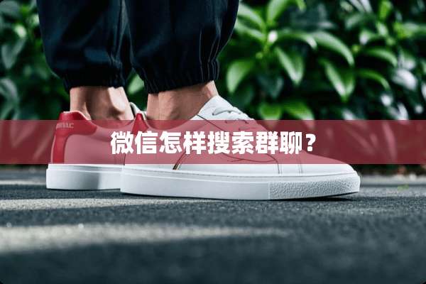 微信怎样搜索群聊？