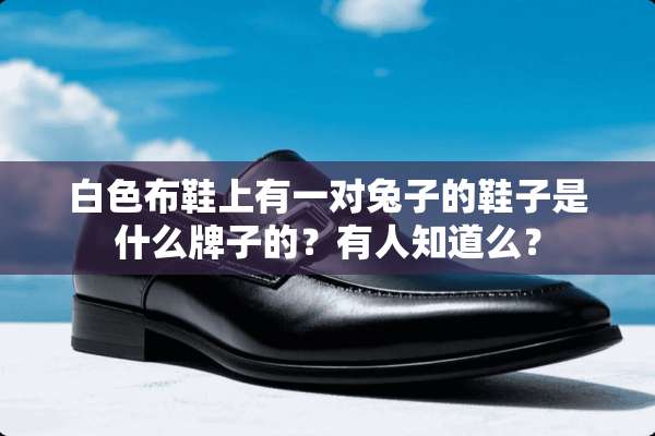白色布鞋上有一对兔子的鞋子是什么牌子的？有人知道么？